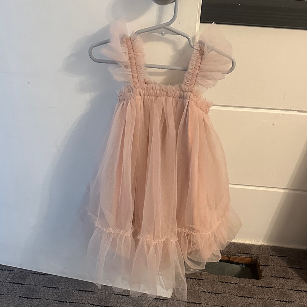 Elegant Pink Tulle Dress